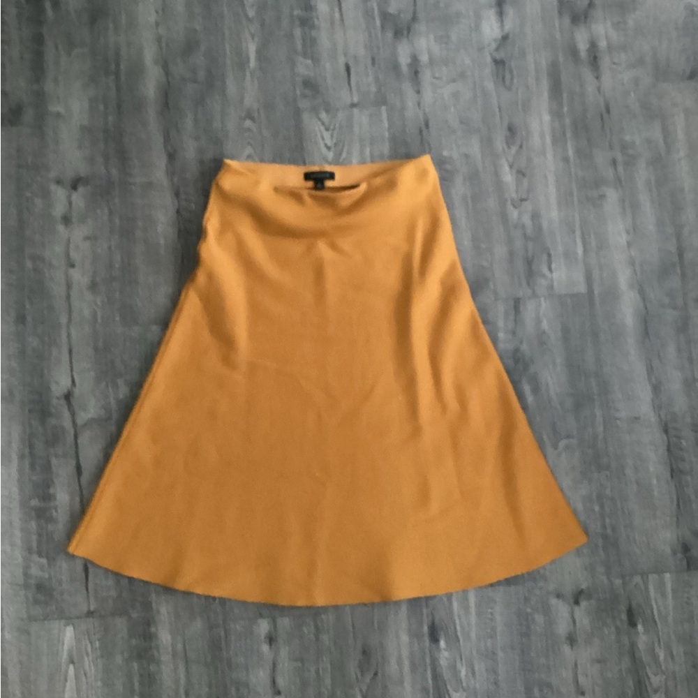 Ann Taylor❤️‍🔥Elegant Mustard A-Line Skirt